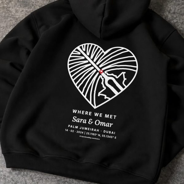 Custom Map Hoodie